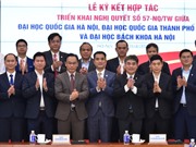 Ba đại học lớn hợp tác triển khai Nghị quyết 57